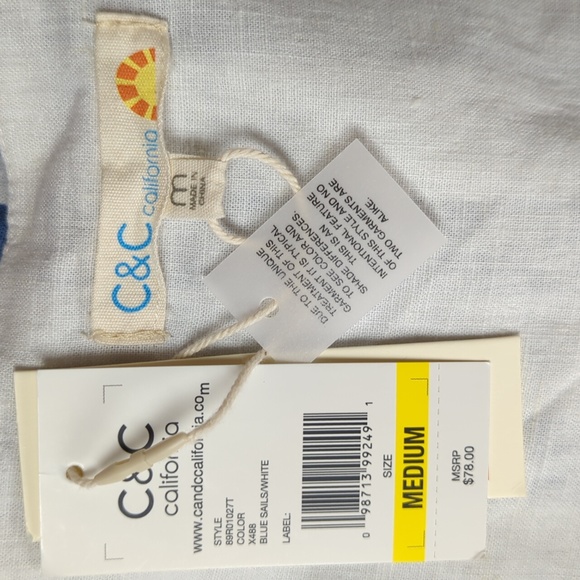 C&C California NWT Linen Blend Jumpsuit - Picture 7 of 10